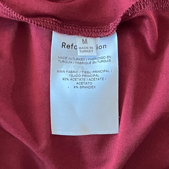 Reformation Elverson Knit Dress in Chianti Size Medium - Picture 11 of 12